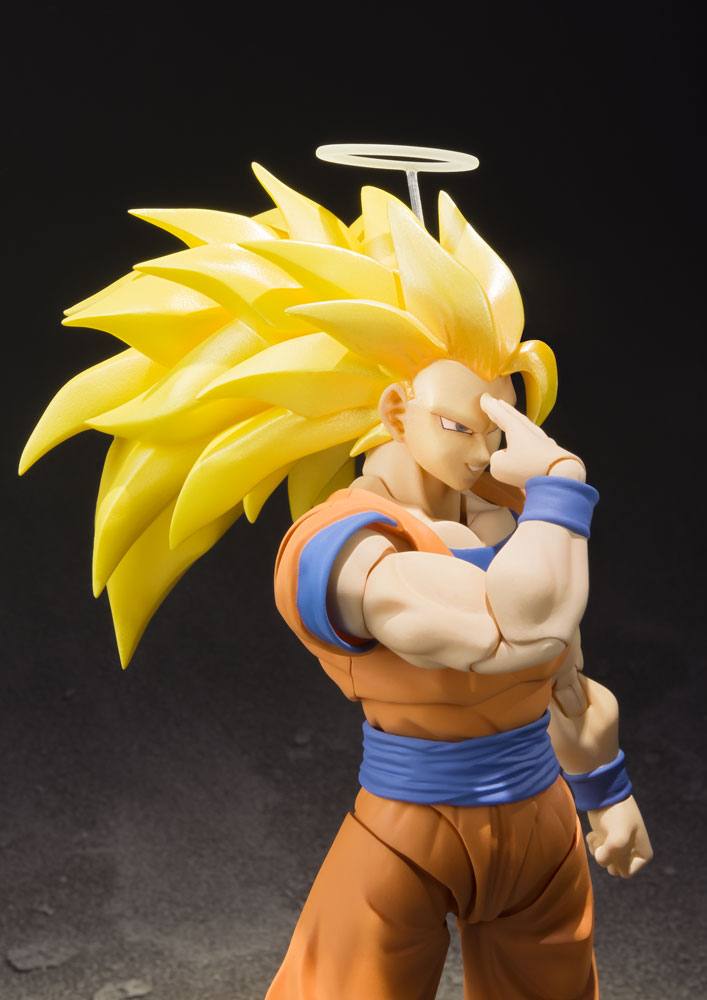 BANDAI - Dragon Ball Z S.H. Figuarts Action Figure SSJ 3 Son Goku