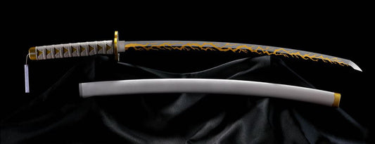 BANDAI - Demon Slayer Kimetsu No Yaiba Proplica Replica 1:1 Nichirin Sword (Zenitsu Agatsuma)