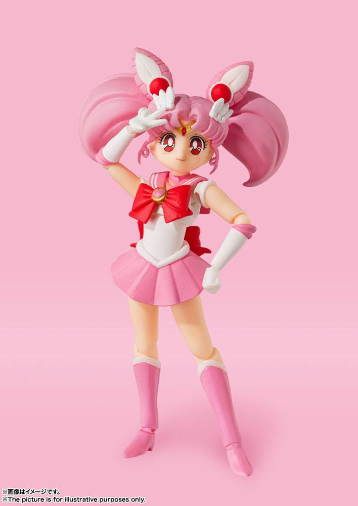 BANDAI - Sailor Moon S.H. Figuarts Action Figure Sailor Chibi Moon Animation Color Edition