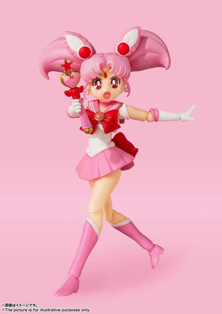 BANDAI - Sailor Moon S.H. Figuarts Action Figure Sailor Chibi Moon Animation Color Edition