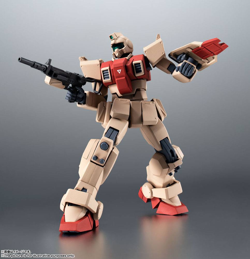 BANDAI - Mobile Suit Gundam Robot Spirits Action Figure (Side MS) RGM-79(G) GM Ground Type A.N.I.M.E.