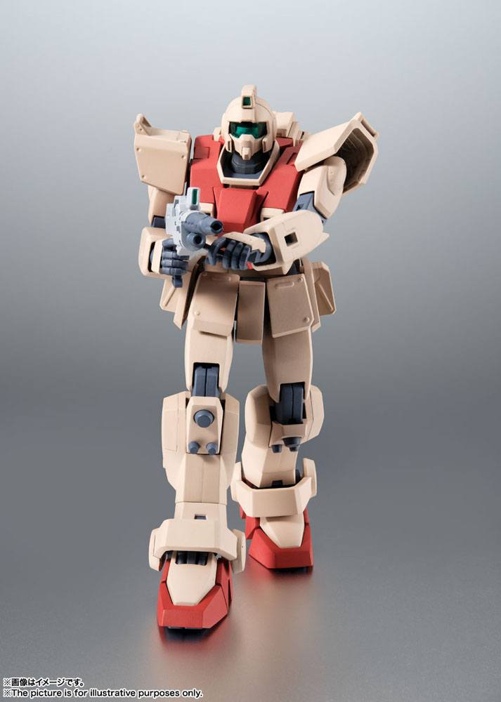 BANDAI - Mobile Suit Gundam Robot Spirits Action Figure (Side MS) RGM-79(G) GM Ground Type A.N.I.M.E.