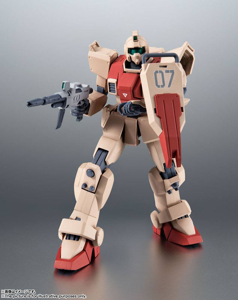 BANDAI - Mobile Suit Gundam Robot Spirits Action Figure (Side MS) RGM-79(G) GM Ground Type A.N.I.M.E.