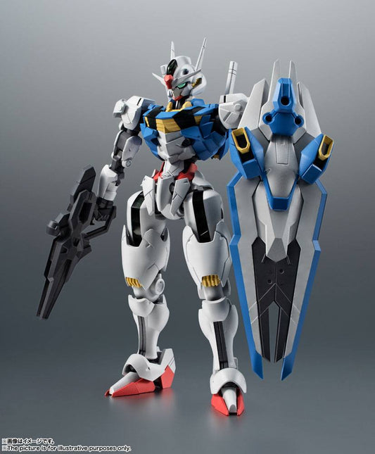 BANDAI - Mobile Suit Gundam Robot Spirits The Witch from Mercury Action Figure Gundam Aerial Ver A.N.I.M.E.