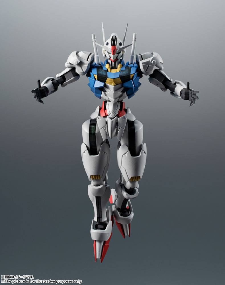 BANDAI - Mobile Suit Gundam Robot Spirits The Witch from Mercury Action Figure Gundam Aerial Ver A.N.I.M.E.