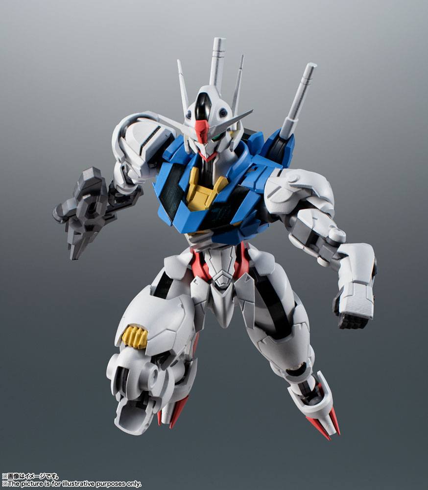 BANDAI - Mobile Suit Gundam Robot Spirits The Witch from Mercury Action Figure Gundam Aerial Ver A.N.I.M.E.