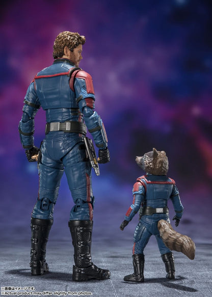 BANDAI - Marvel - Guardians of The Galaxy 3 S.H. Figuarts Action Figure Star-Lord & Rocket Raccoon