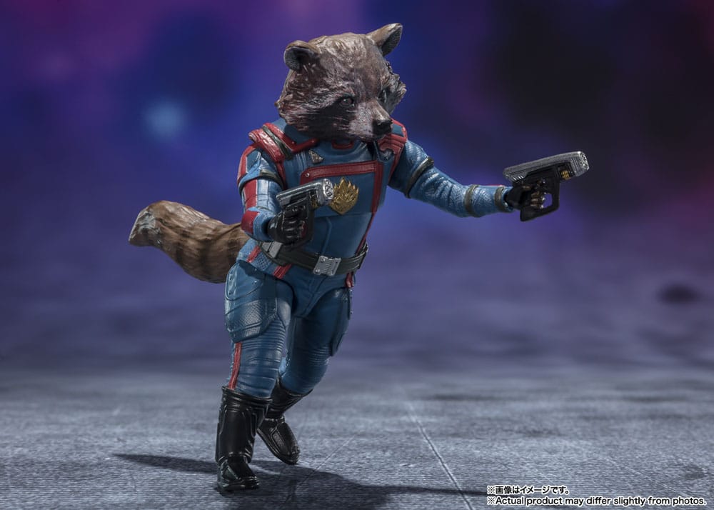 BANDAI - Marvel - Guardians of The Galaxy 3 S.H. Figuarts Action Figure Star-Lord & Rocket Raccoon