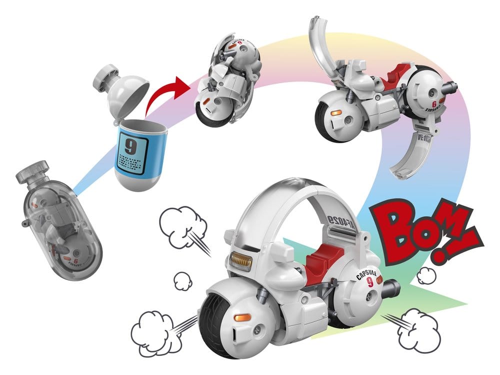BANDAI - Dragon Ball Changearts Hoi-Poi Capsule No. 9 Bulma's Motorcycle