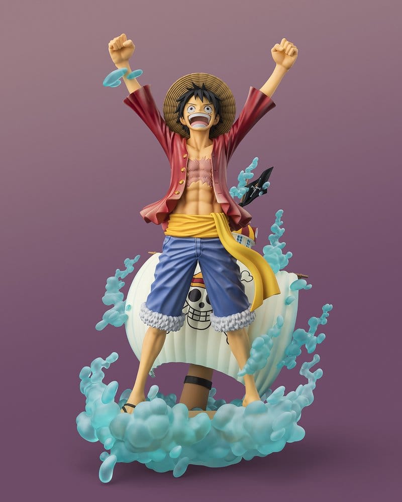 BANDAI - One Piece Figuarts ZERO (STARTune) PVC Figure Monkey D. Luffy -Setting out for the New World