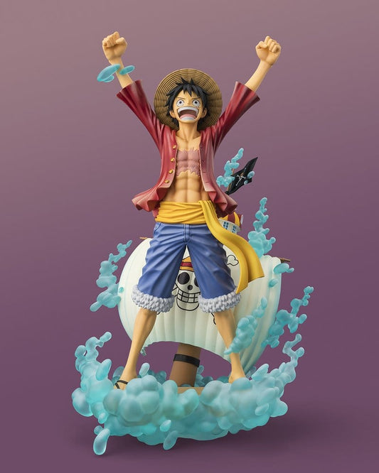 BANDAI - One Piece Figuarts ZERO (STARTune) PVC Figure Monkey D. Luffy -Setting out for the New World