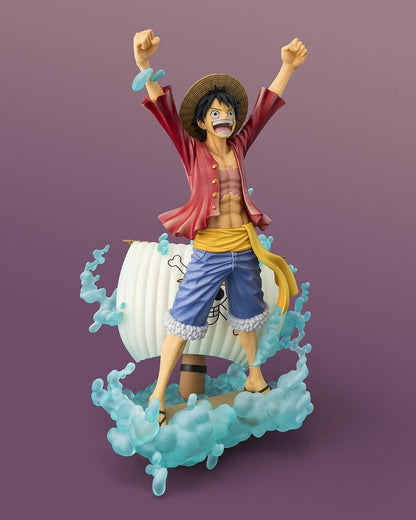 BANDAI - One Piece Figuarts ZERO (STARTune) PVC Figure Monkey D. Luffy -Setting out for the New World