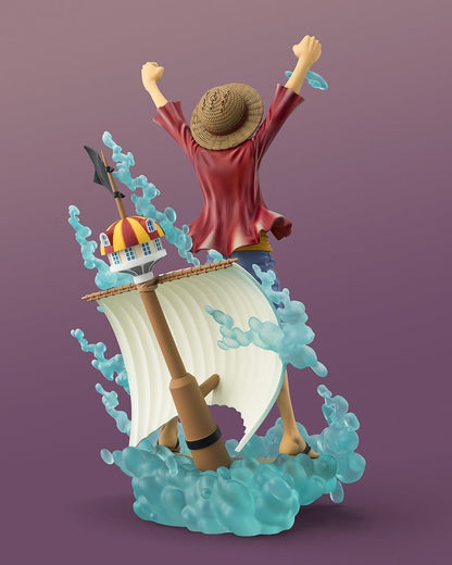 BANDAI - One Piece Figuarts ZERO (STARTune) PVC Figure Monkey D. Luffy -Setting out for the New World