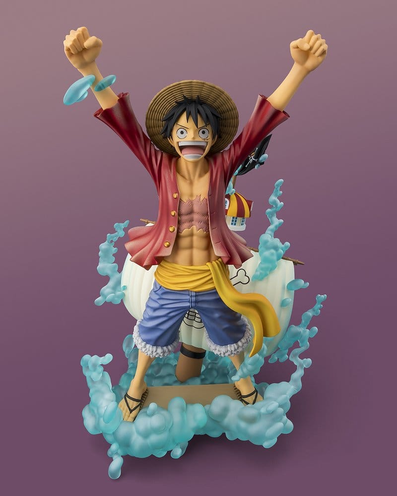 BANDAI - One Piece Figuarts ZERO (STARTune) PVC Figure Monkey D. Luffy -Setting out for the New World