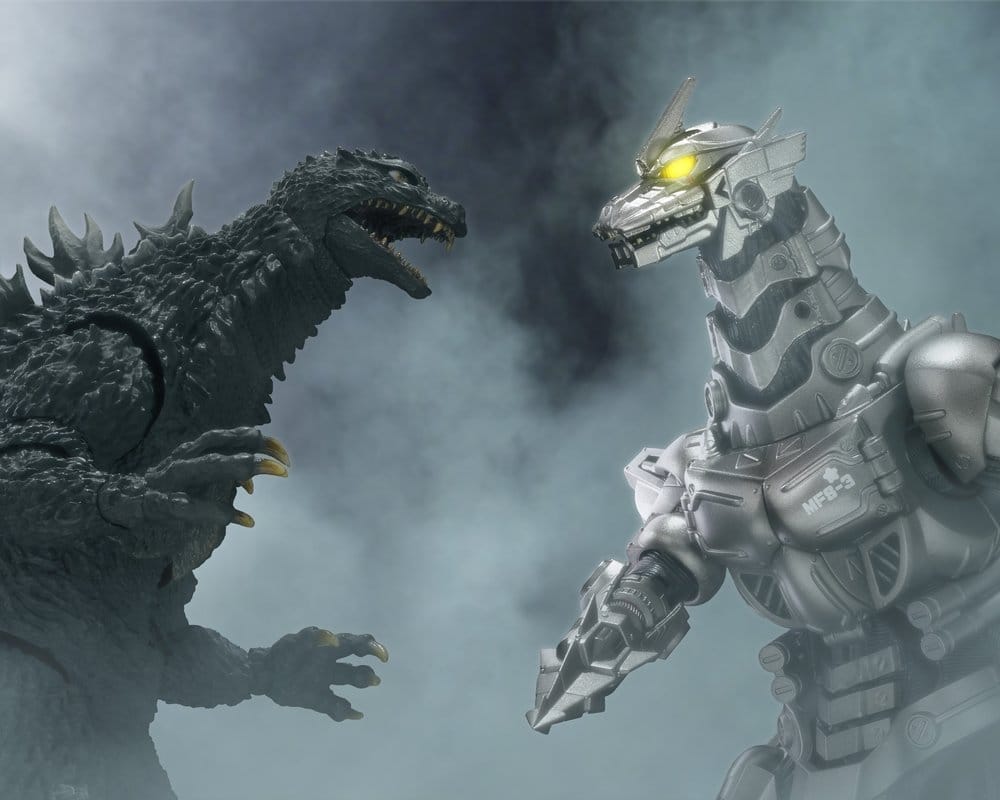 BANDAI - Godzilla: Tokyo S.O.S. S.H.MonsterArts Diecast Action Figure Kiryu (Heavily Armed Type / High Mobility Type) "Tokyo SOS" -Movie Graphic Plus-