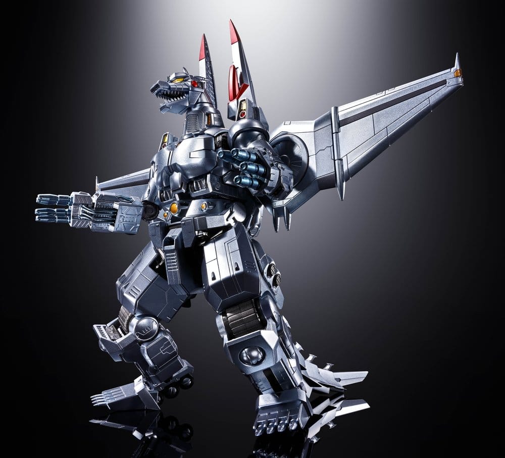 BANDAI - Godzilla Chogokin Diecast Action Figure Mechagodzilla (Ohrai Noriyoshi poster Ver.)