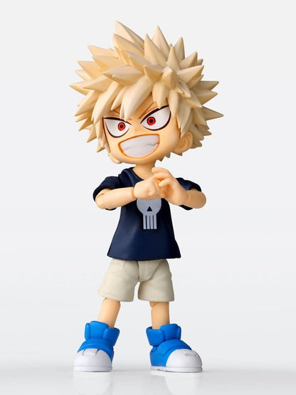 BANDAI - My Hero Academia S.H.Figuarts Action Figure Izuku Midoriya & Katsuki Bakugo -Childhood Set