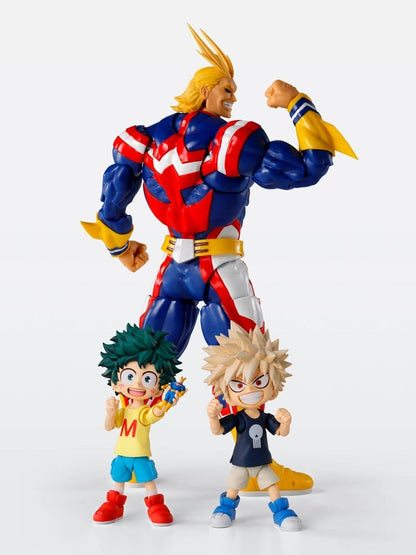 BANDAI - My Hero Academia S.H.Figuarts Action Figure Izuku Midoriya & Katsuki Bakugo -Childhood Set