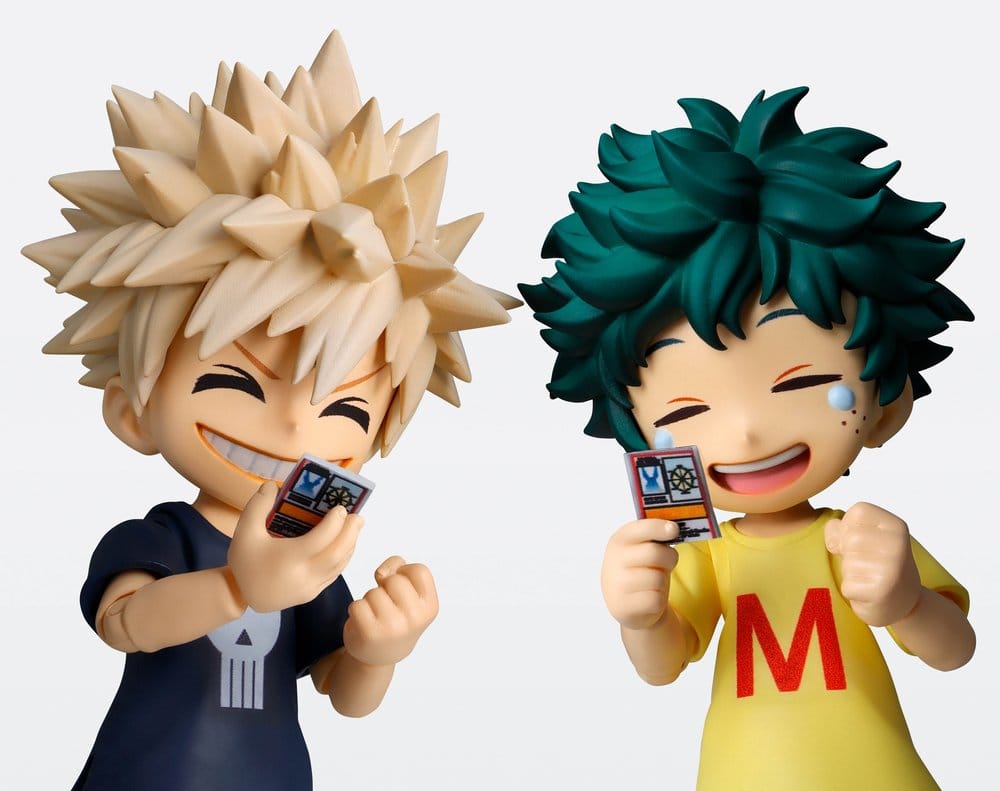 BANDAI - My Hero Academia S.H.Figuarts Action Figure Izuku Midoriya & Katsuki Bakugo -Childhood Set