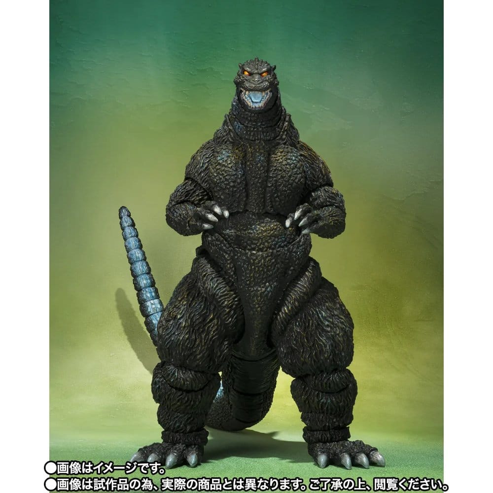 BANDAI - Godzilla S.H.MonsterArts Action Figure Godzilla (Godzilla vs. Mechagodzilla II Poster Coloring Ver.) -Movie Graphic Plus
