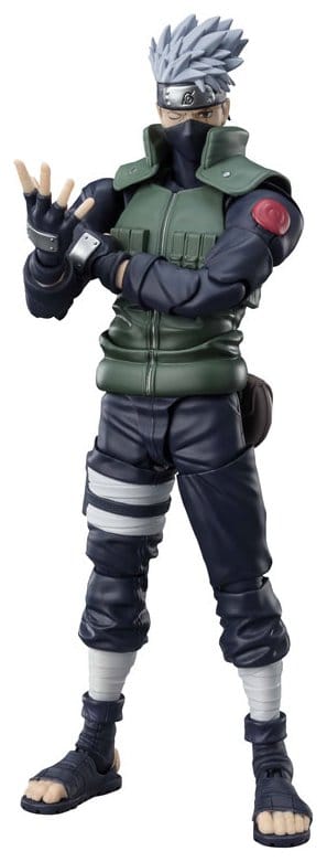BANDAI - Naruto S.H.Figuarts Action Figure Kakashi Hatake -The famed Sharingan Hero-