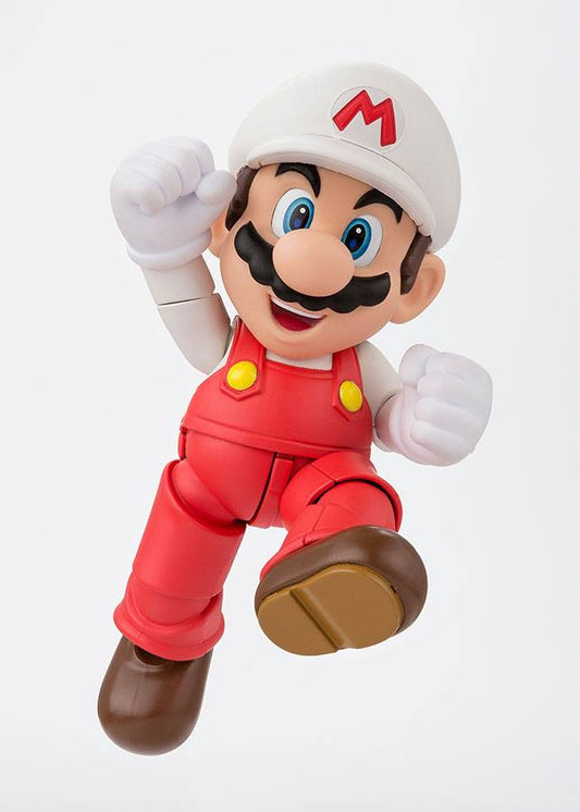 BANDAI - Super Mario Bros. S.H. Figuarts Action Figure Fire Mario Tamashii Web Exclusive