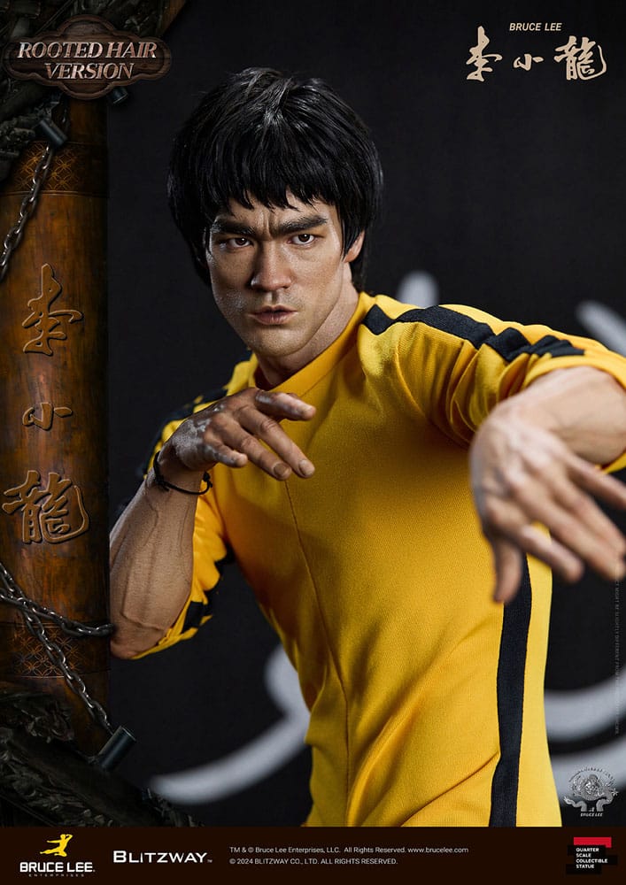 BLITZWAY - Bruce Lee Superb Scale Statue 1/4 50th Anniversary Tribute (Rooted Hair Version) 55 cm