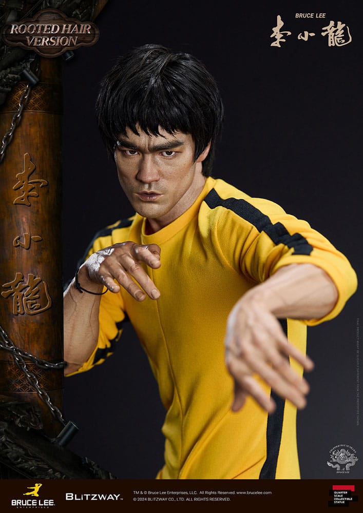 BLITZWAY - Bruce Lee Superb Scale Statue 1/4 50th Anniversary Tribute (Rooted Hair Version) 55 cm