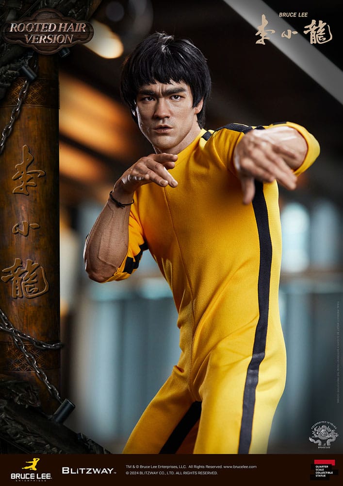 BLITZWAY - Bruce Lee Superb Scale Statue 1/4 50th Anniversary Tribute (Rooted Hair Version) 55 cm