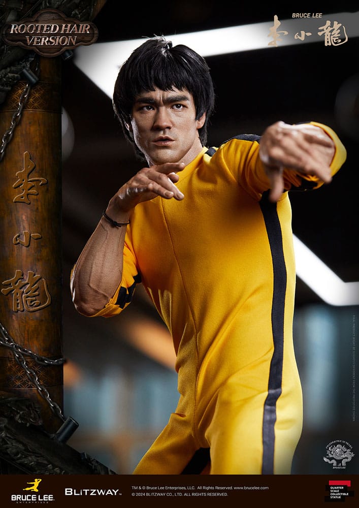 BLITZWAY - Bruce Lee Superb Scale Statue 1/4 50th Anniversary Tribute (Rooted Hair Version) 55 cm