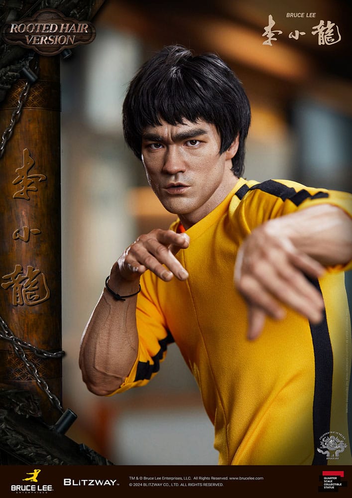 BLITZWAY - Bruce Lee Superb Scale Statue 1/4 50th Anniversary Tribute (Rooted Hair Version) 55 cm