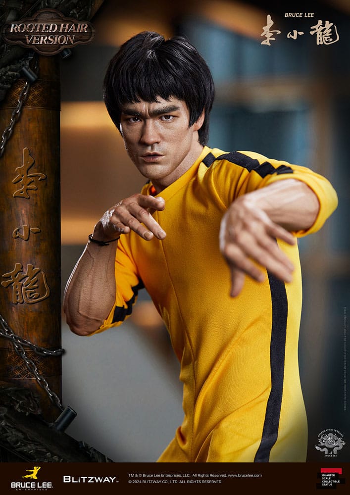 BLITZWAY - Bruce Lee Superb Scale Statue 1/4 50th Anniversary Tribute (Rooted Hair Version) 55 cm