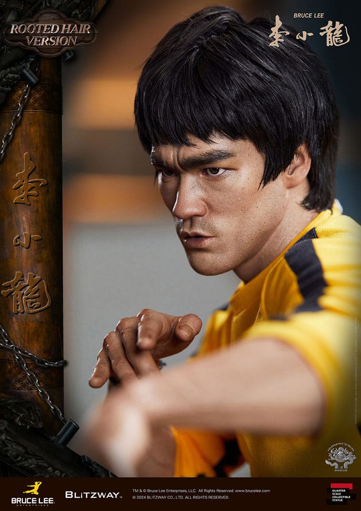 BLITZWAY - Bruce Lee Superb Scale Statue 1/4 50th Anniversary Tribute (Rooted Hair Version) 55 cm