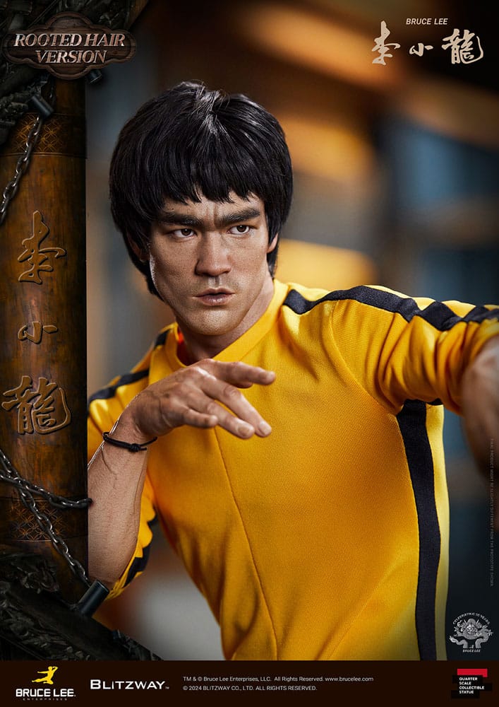 BLITZWAY - Bruce Lee Superb Scale Statue 1/4 50th Anniversary Tribute (Rooted Hair Version) 55 cm