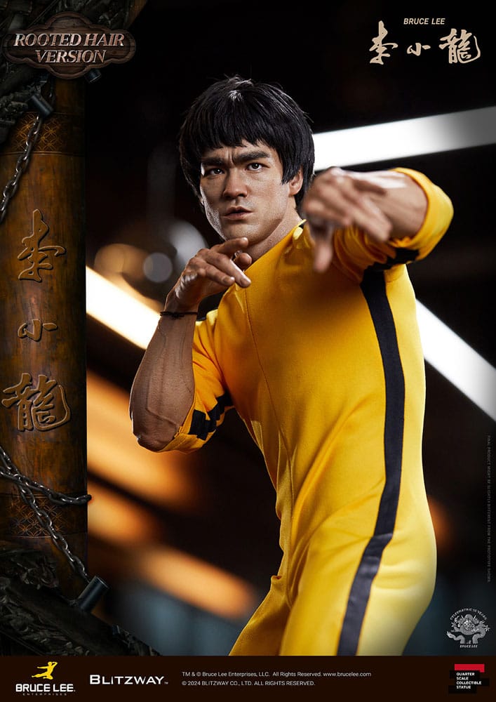 BLITZWAY - Bruce Lee Superb Scale Statue 1/4 50th Anniversary Tribute (Rooted Hair Version) 55 cm