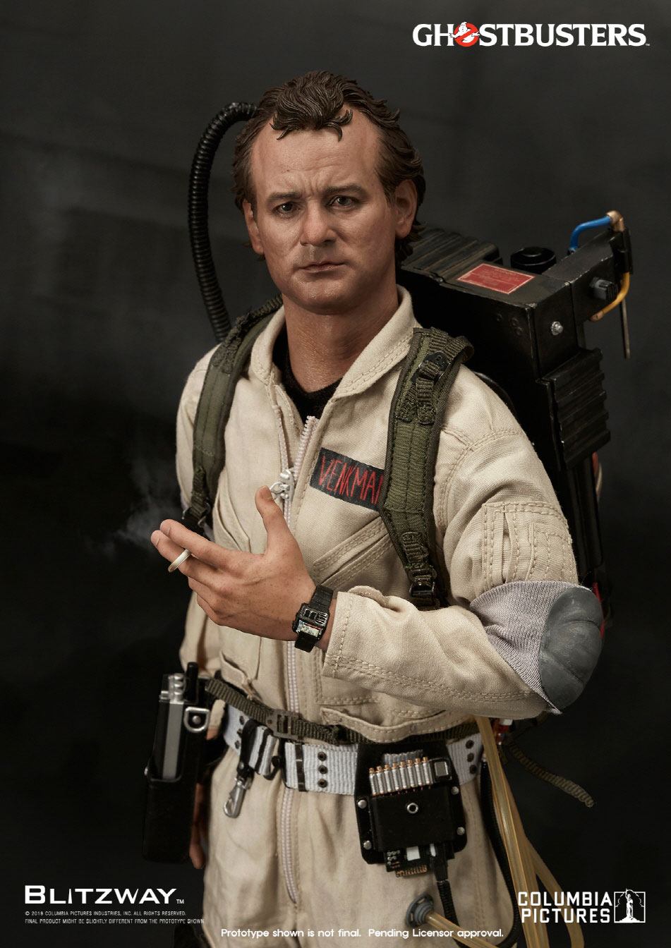 BLITZWAY - Ghostbusters Peter Venkman Action Doll 1:6