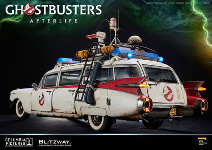 BLITZWAY - Ghostbusters Action Figure Terlife Vehicle 1:6 Ecto-1 1959 Cadillac