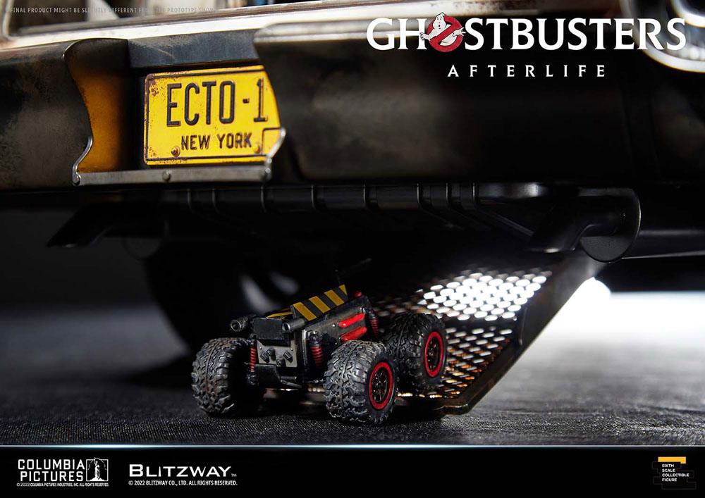 BLITZWAY - Ghostbusters Action Figure Terlife Vehicle 1:6 Ecto-1 1959 Cadillac