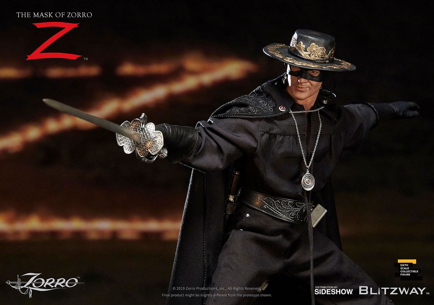 BLITZWAY - The Mask of Zorro Action Figure 1:6 Zorro (Antonio Banderas)