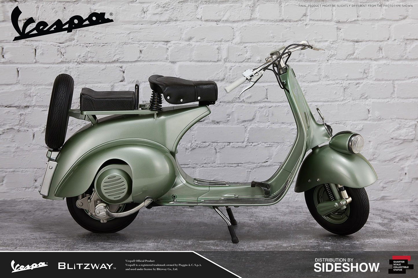 BLITZWAY - Vacanze Romane (Roman Holiday) - 1951 Vespa 125 - Statue 1:4