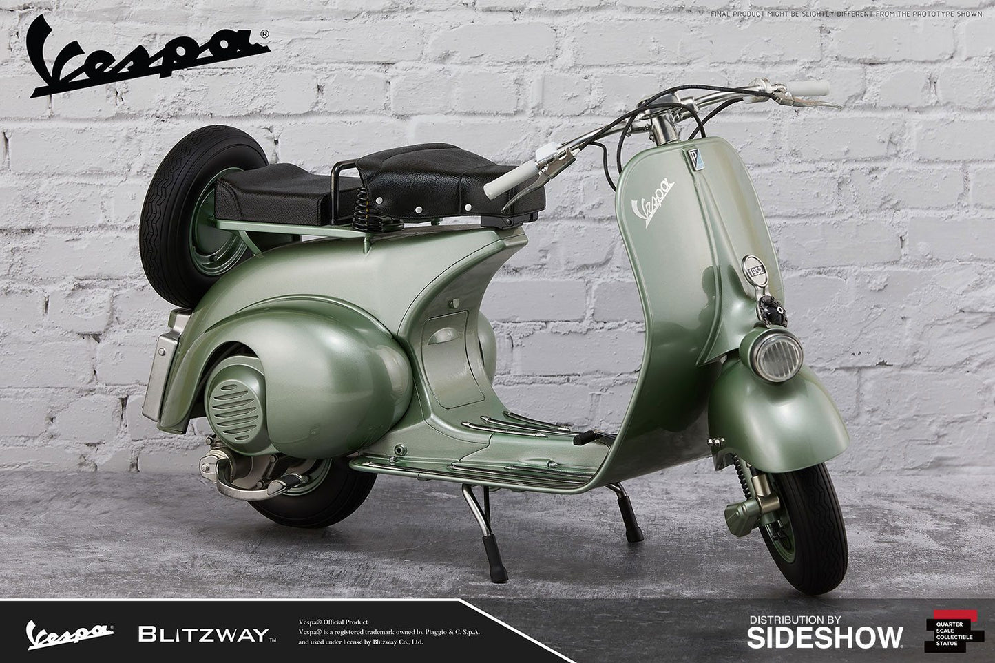 BLITZWAY - Vacanze Romane (Roman Holiday) - 1951 Vespa 125 - Statue 1:4