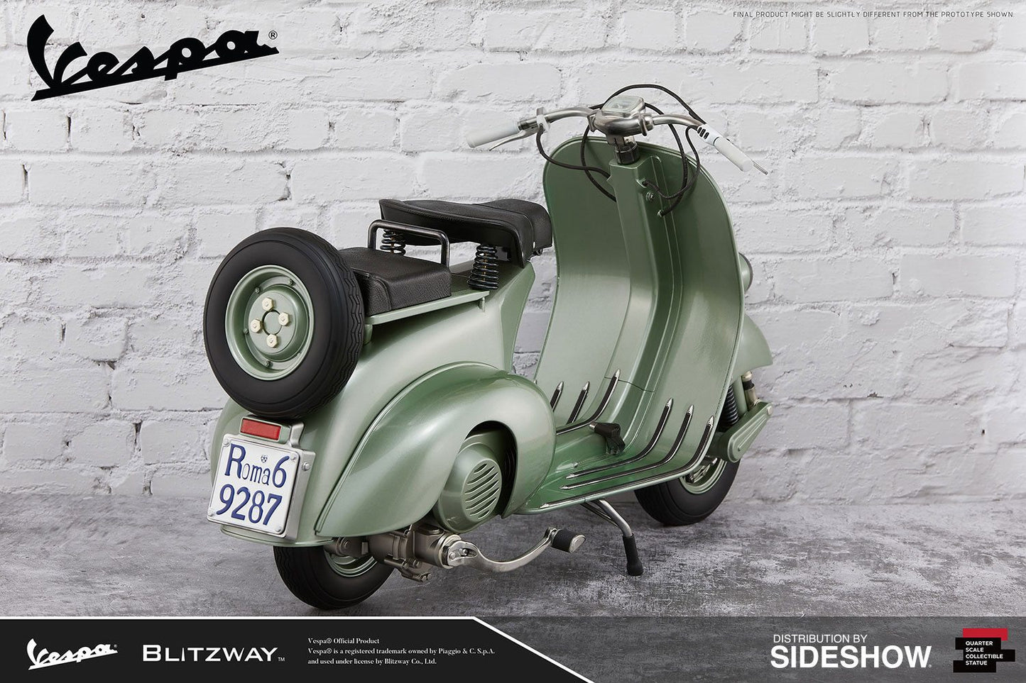 BLITZWAY - Vacanze Romane (Roman Holiday) - 1951 Vespa 125 - Statue 1:4
