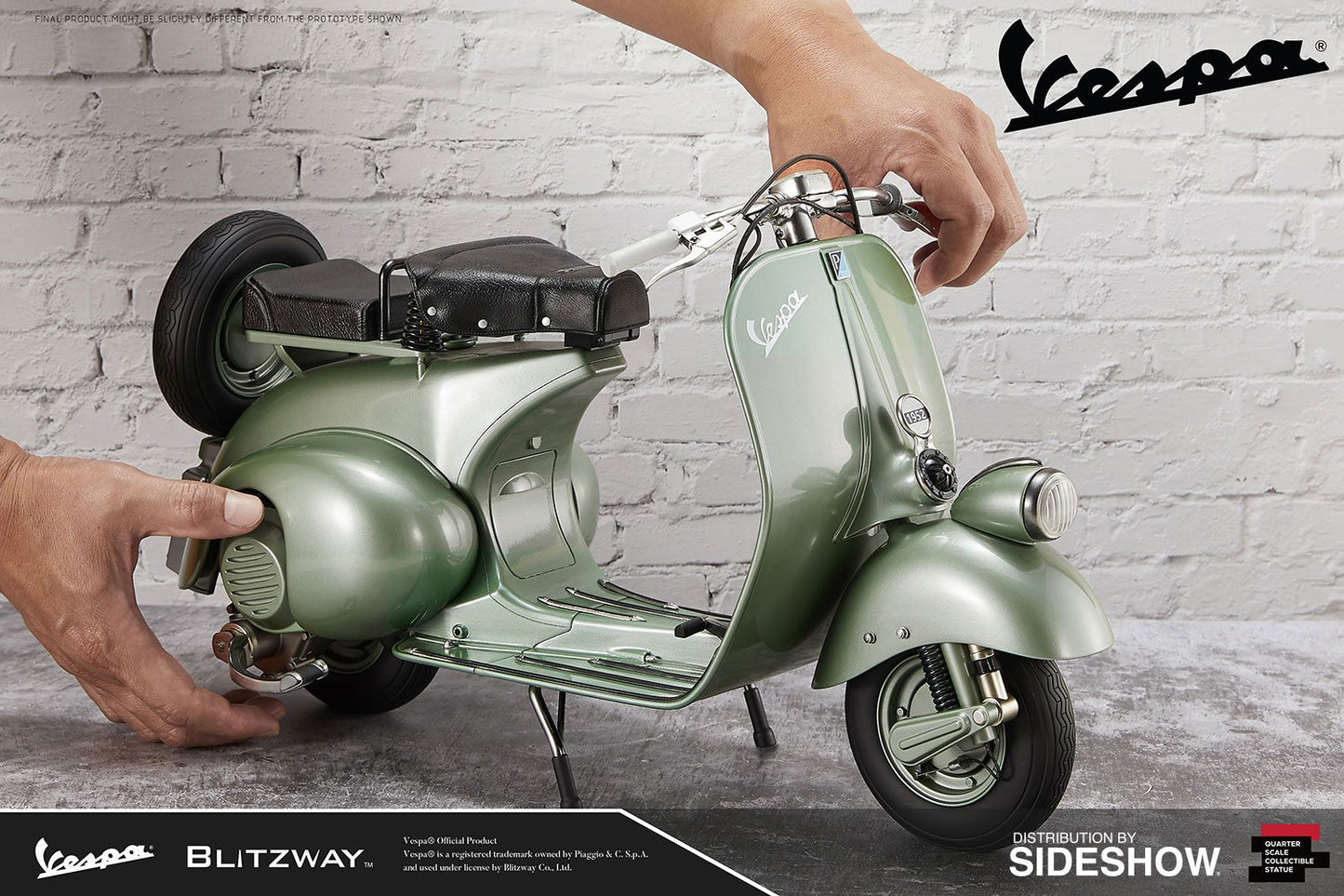 BLITZWAY - Vacanze Romane (Roman Holiday) - 1951 Vespa 125 - Statue 1:4
