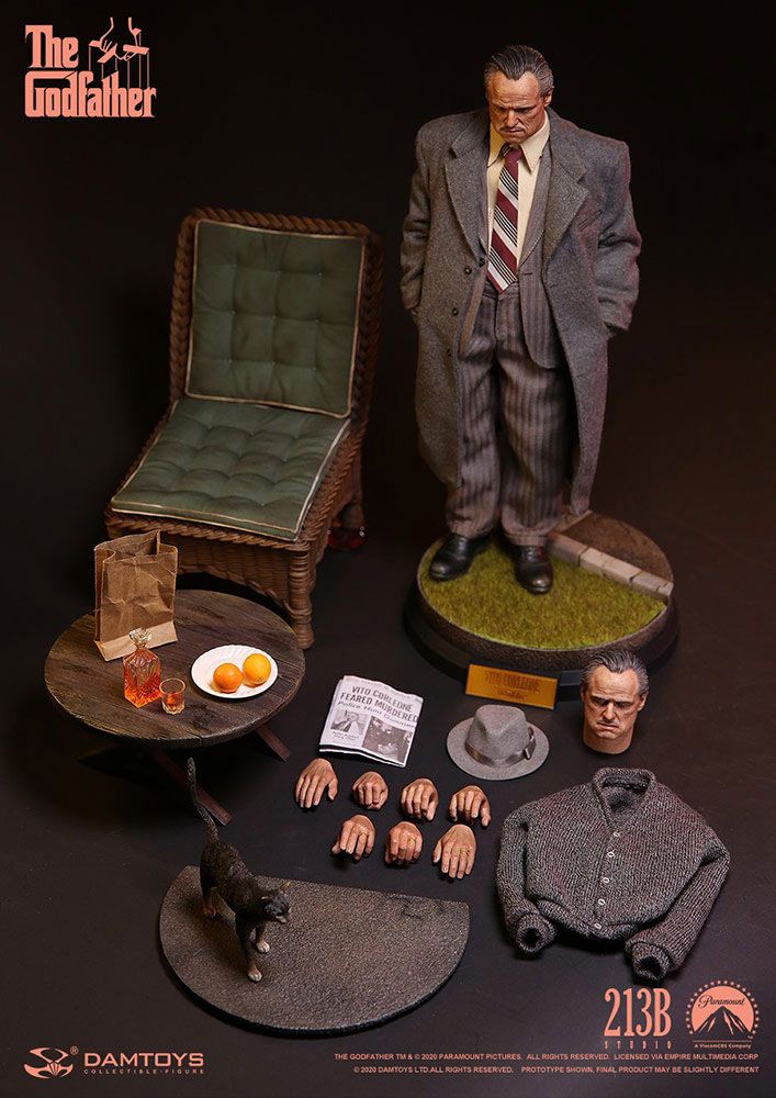 DAMTOYS - The Godfather Action Figure 1/6 Vito Corleone Golden Years Version