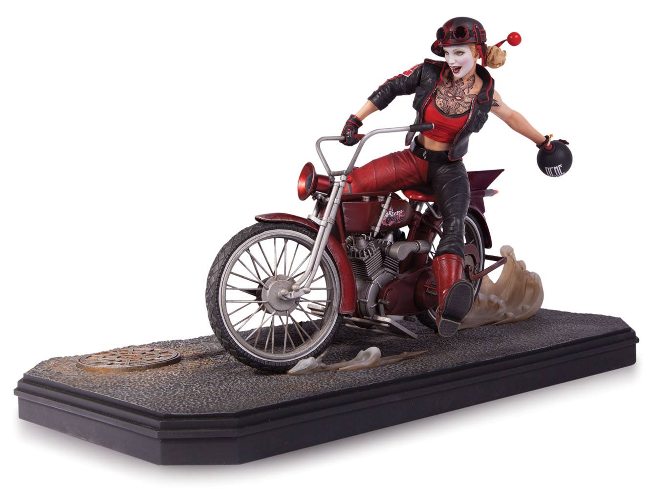 DC DIRECT - Dc Comics - Gotham City Garage Statue Harley Quinn