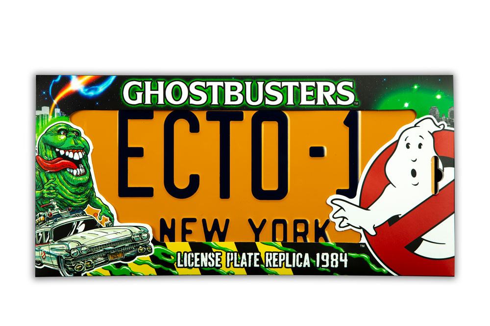 DOCTOR COLLECTOR - Ghostbusters Replica 1:1 Ecto-1 License Plate