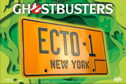 DOCTOR COLLECTOR - Ghostbusters Replica 1:1 Ecto-1 License Plate