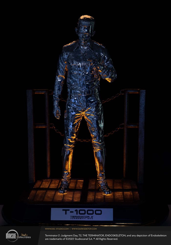 DARKSIDE COLLECTIBLE STUDIO - Terminator 2 Judgement Day Premium Statue 1/3 T-1000 Liquid Metal 30th Anniversary Edition
