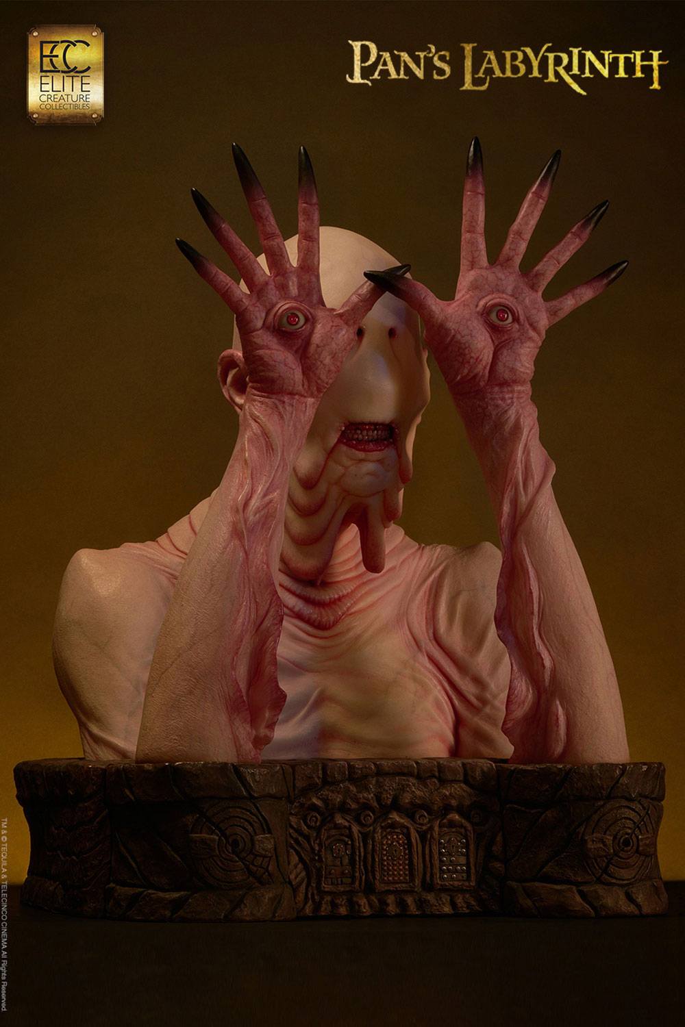 ECC ELITE CREATURE COLLECTIBLES - Pan's Labyrinth - Pale Man - Life Size Bust 1:1