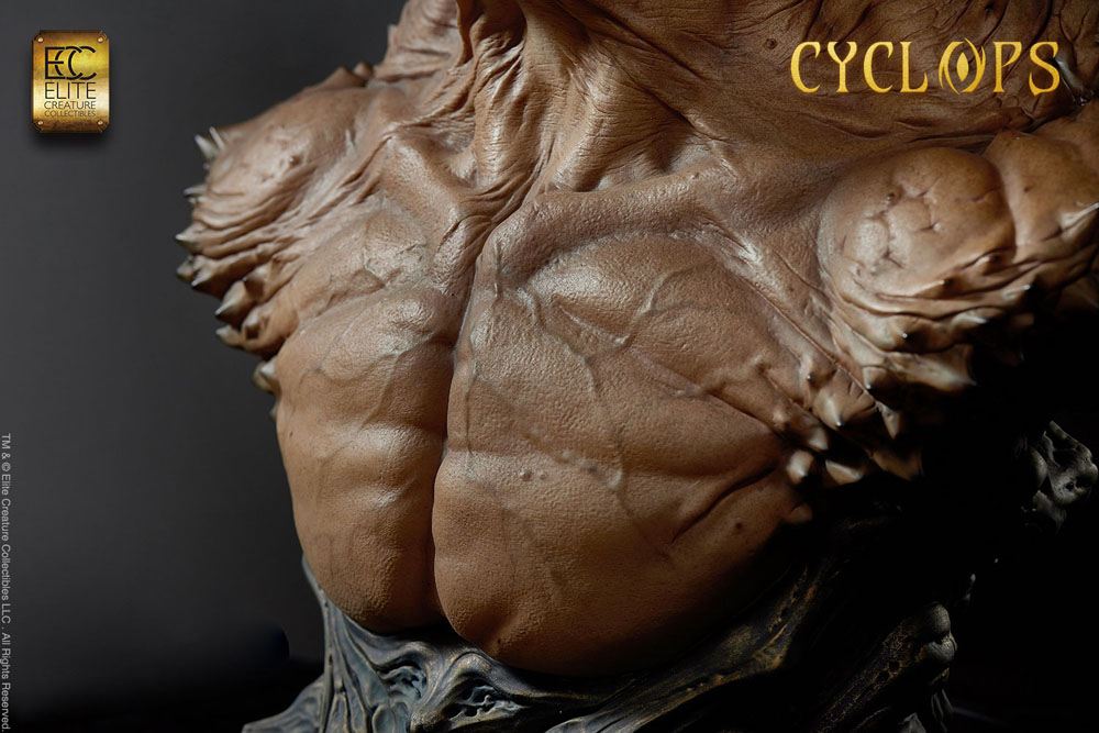 ECC ELITE CREATURE COLLECTIBLES - Cyclops - Life Size Bust by Steve Wang